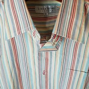 15 1/2 16 Linea Dome Shirt Chemise Multicolored